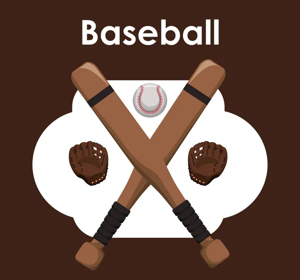 Baseball sport design — Stock vektor