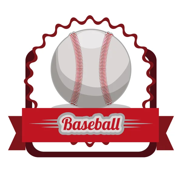 Diseño deportivo de béisbol — Vector de stock