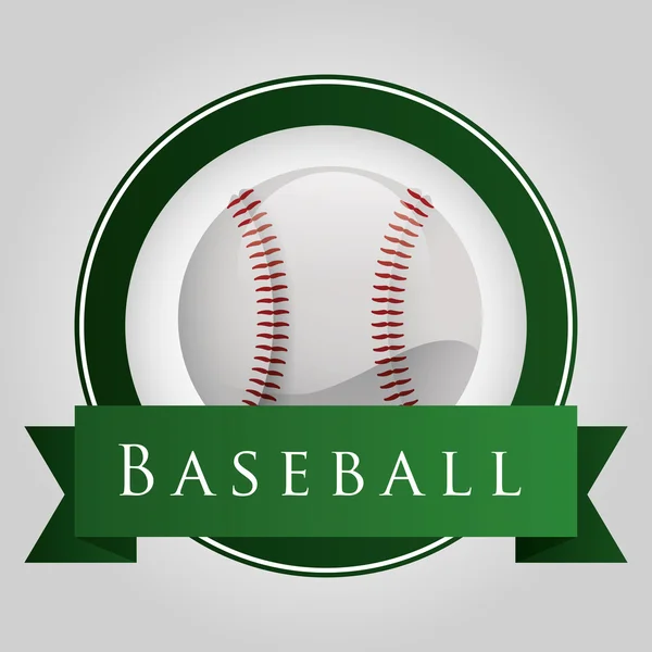 Design de esporte de beisebol —  Vetores de Stock