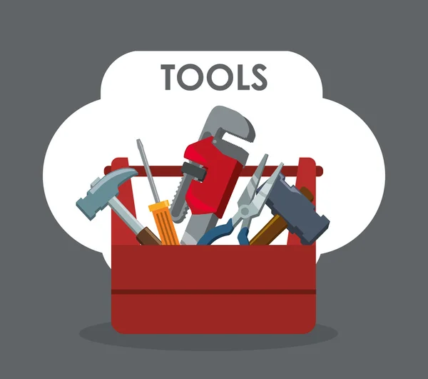 Tools icons design — Stock Vector
