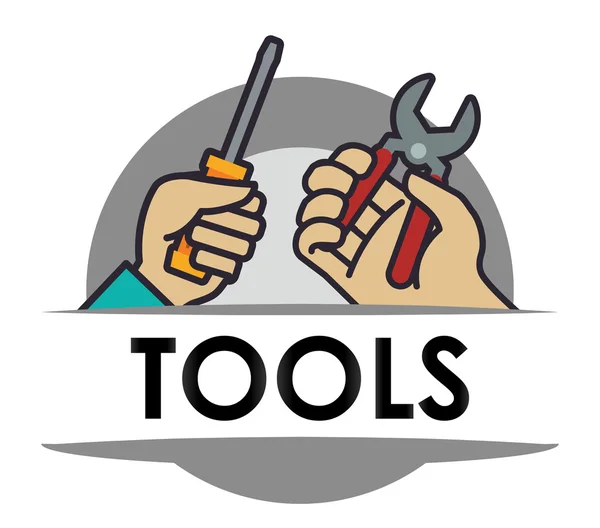 Tools icons design — Stock Vector