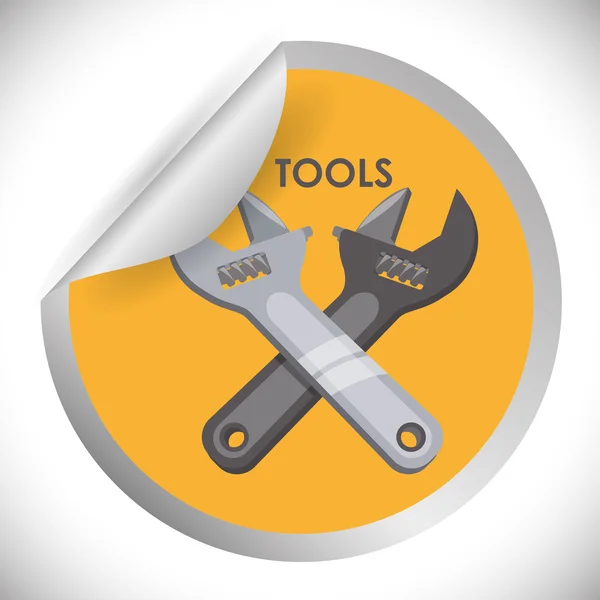 Tools icons design — Stock Vector