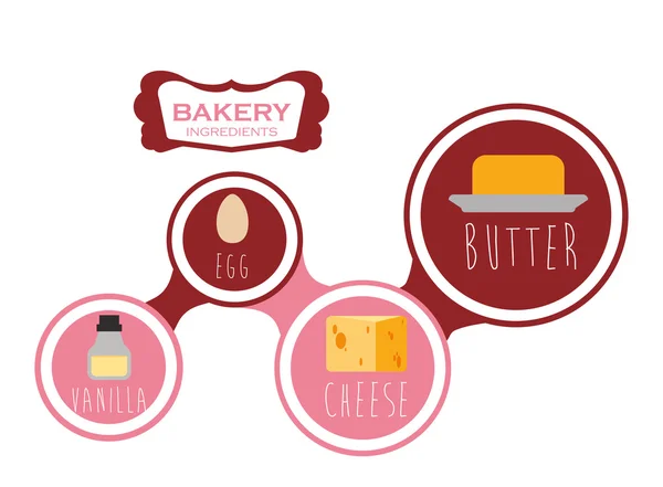 Design de ícones de comida e menu — Vetor de Stock