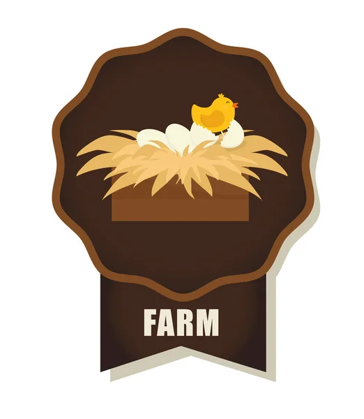 Farm icons design — Stock Vector