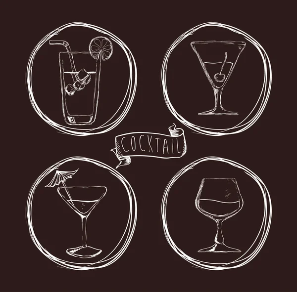 Pictogram ontwerp drinken — Stockvector