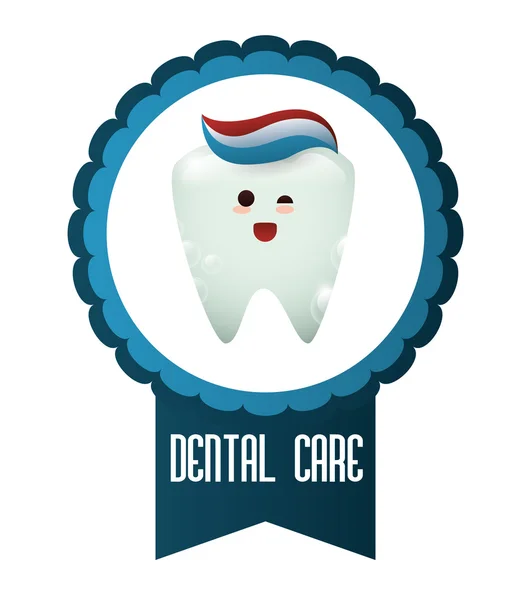 Conception d'icône dentaire — Image vectorielle