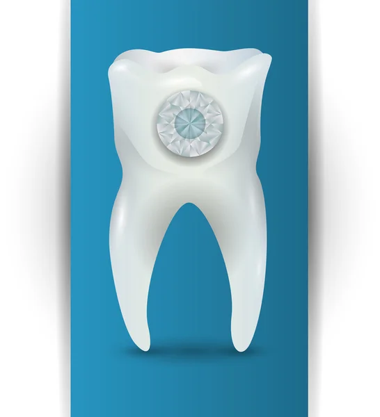 Diseño del icono dental — Archivo Imágenes Vectoriales