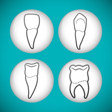 Diş simgesi tasarım
