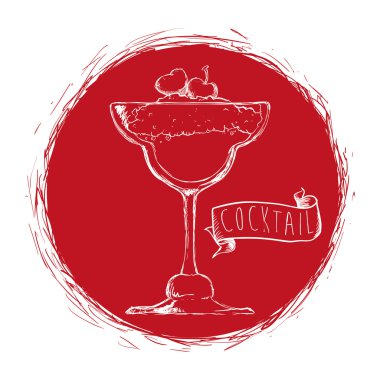 İçki simgesi tasarım