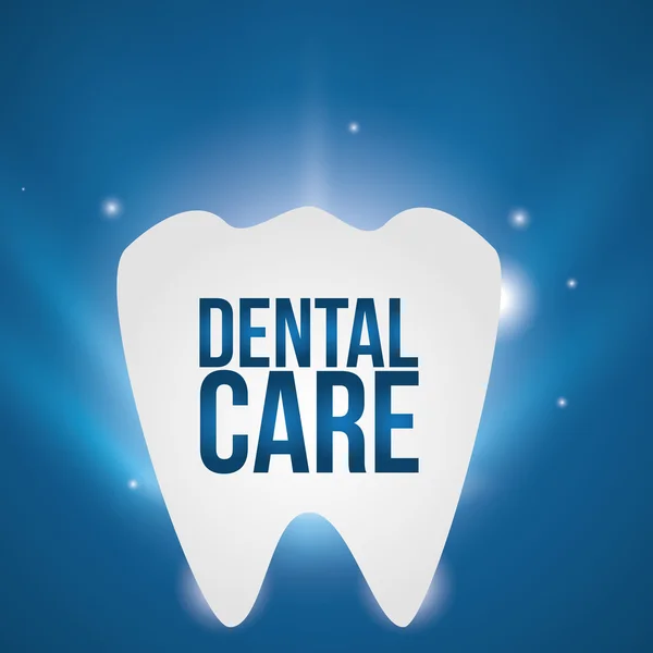 Diseño del icono dental — Vector de stock