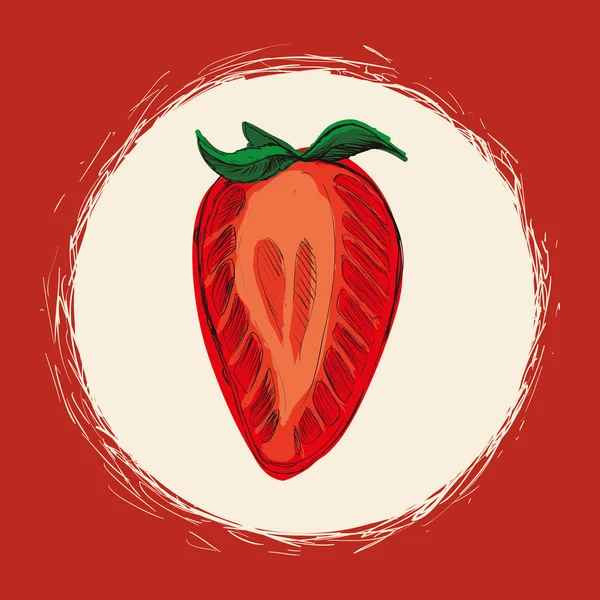 Diseño de icono de frutas — Archivo Imágenes Vectoriales