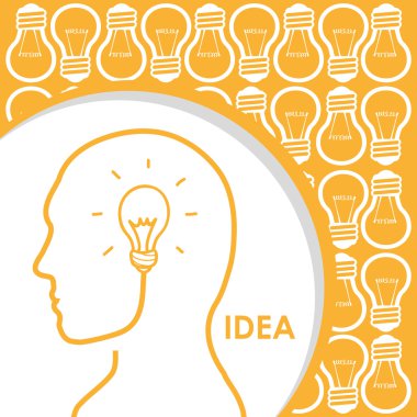 Fikir simgesi tasarım
