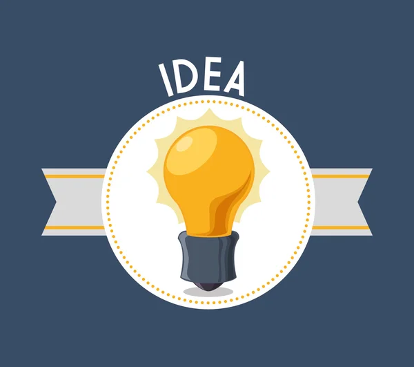 Idee Icon Design — Stockvektor