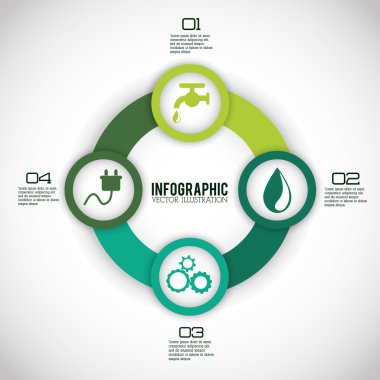İş Infographic simgeleri ile