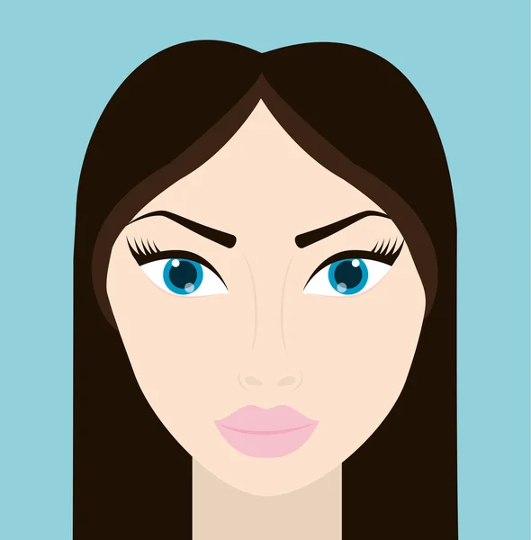 Maquillage des femmes et cosmétiques — Image vectorielle
