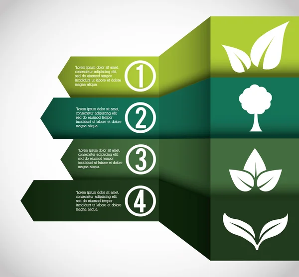 Infographie d'entreprise avec icônes — Image vectorielle