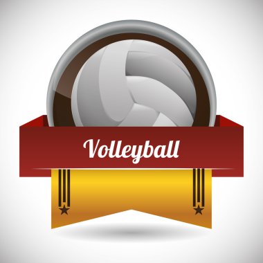 Voleybol simgesi tasarım