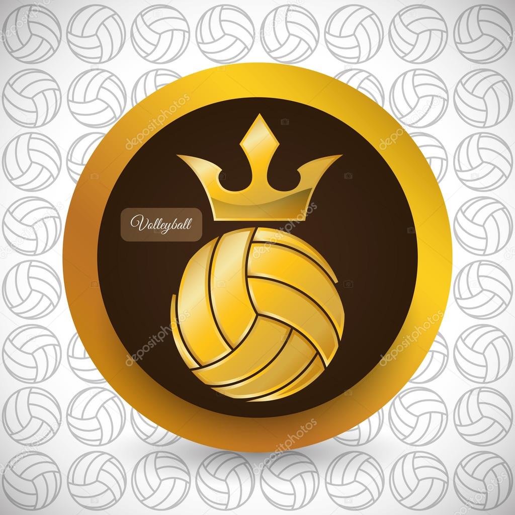 Volleyball icon design