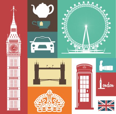 Londra simgesi tasarım