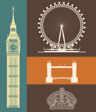 Londra simgesi tasarım