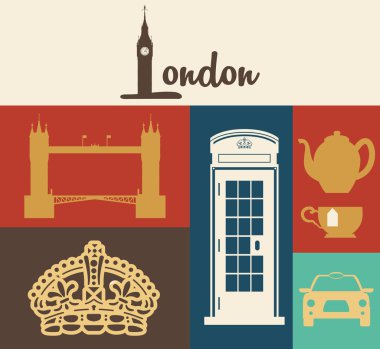 Londra simgesi tasarım