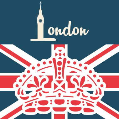 Londra simgesi tasarım