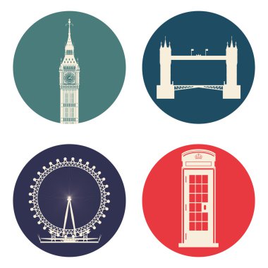 Londra simgesi tasarım