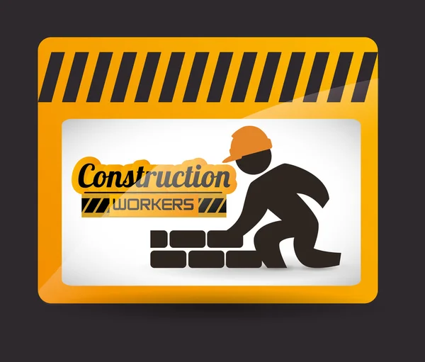 Under construction design — Stock Vector