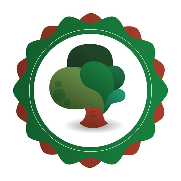 Design de ícone de árvore — Vetor de Stock