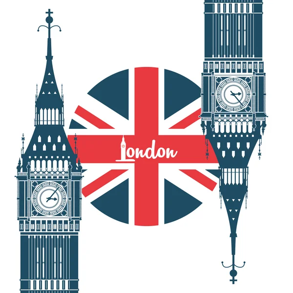 Design de ícone de Londres — Vetor de Stock