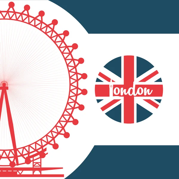 Design de ícone de Londres —  Vetores de Stock