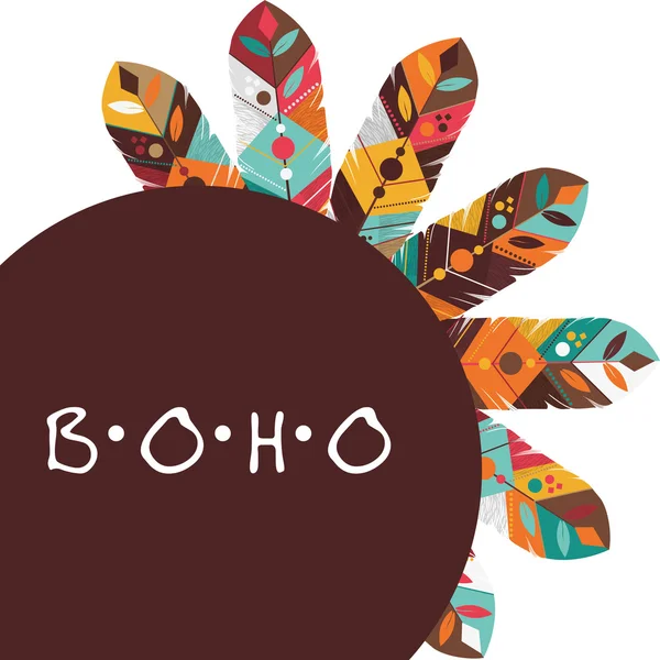 Design de style boho — Image vectorielle