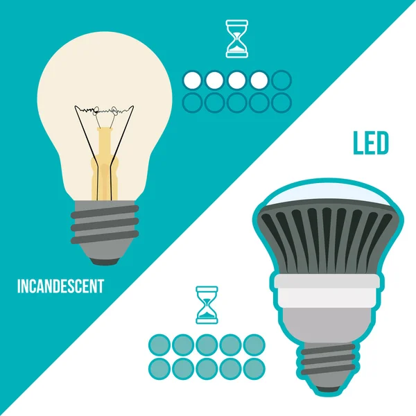 Icône énergétique design — Image vectorielle