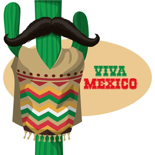 Meksyk ikona designu — Wektor stockowy