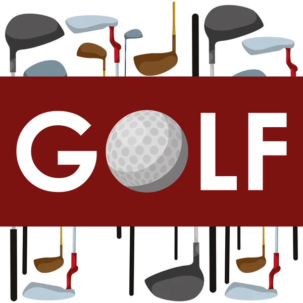 Εικονίδιο σχεδιασμός του Golf — Διανυσματικό Αρχείο