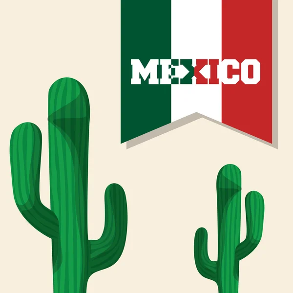 Messico icon design — Vettoriale Stock