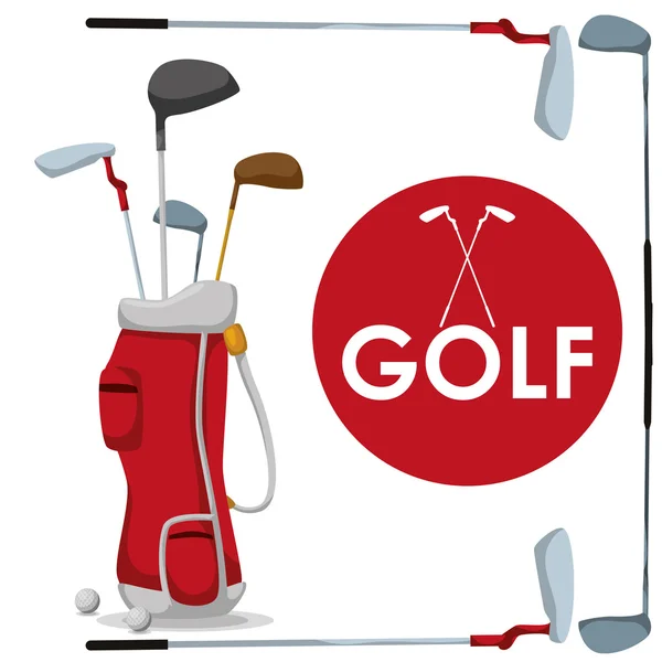 Golf  icon design — Stock Vector