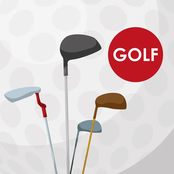 Design de ícone de golfe —  Vetores de Stock