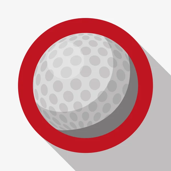 Design der Golf-Ikone — Stockvektor