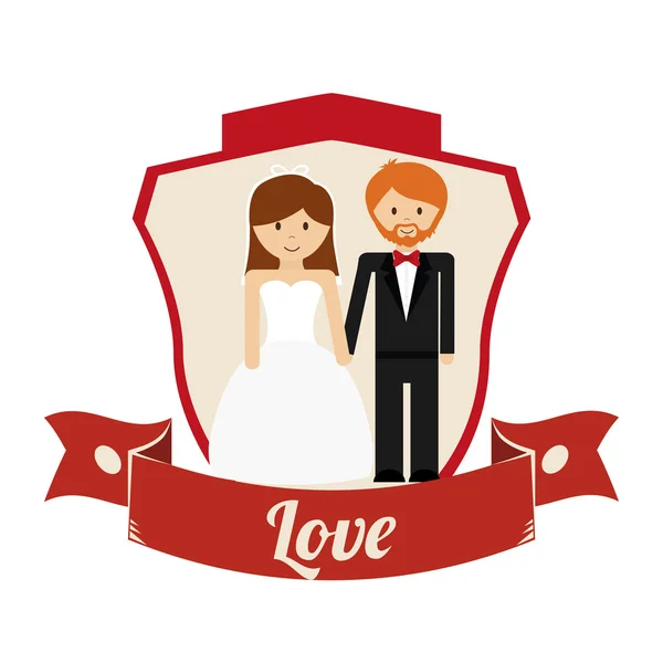 Love icon design — Stock Vector