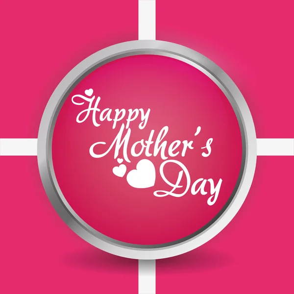 Happy Mothers day design — Stock Vector