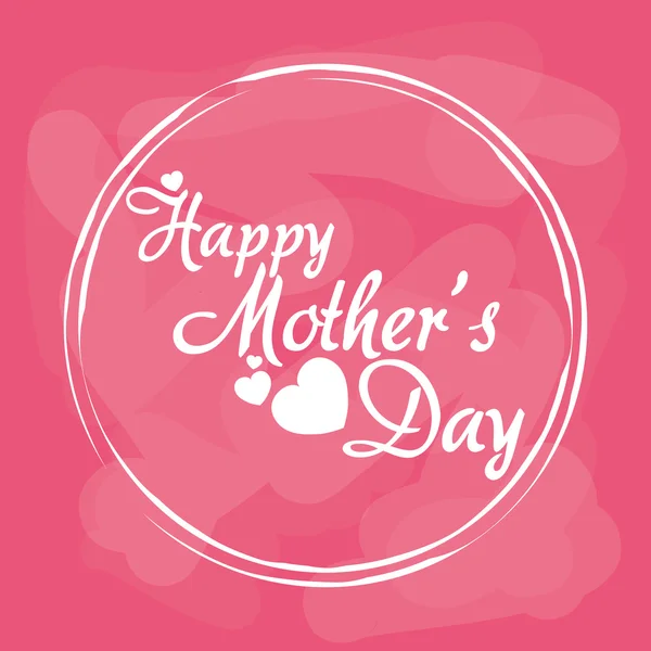 Happy Mothers day design — Stock Vector