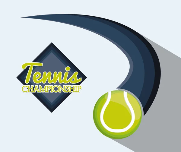 Tennis design sportif — Image vectorielle