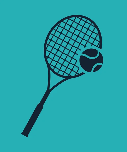 Tennis design sportif — Image vectorielle