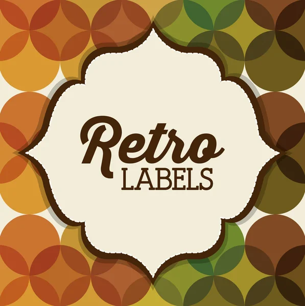 Diseño de etiqueta retro — Vector de stock