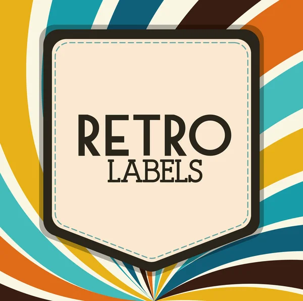 Retro label design — Stock Vector