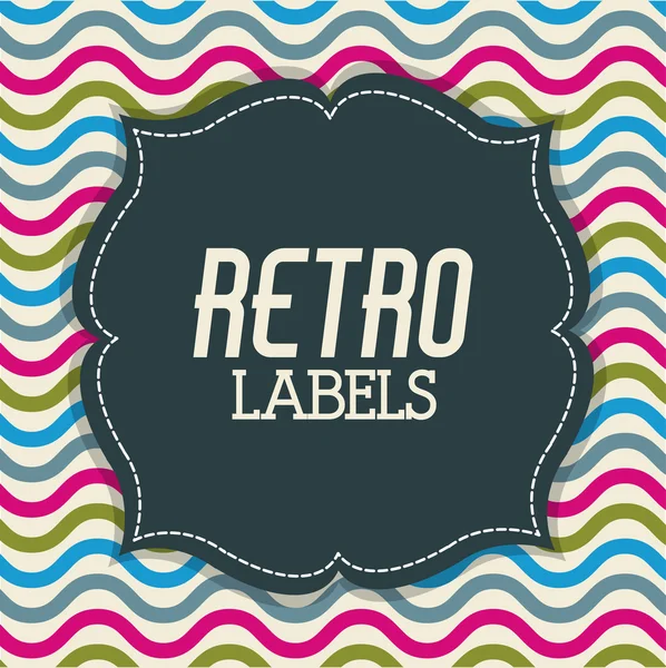 Diseño de etiqueta retro — Vector de stock