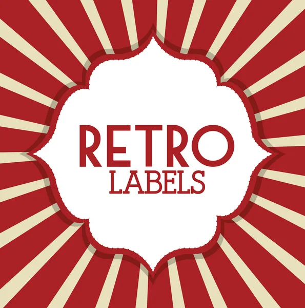 Diseño de etiqueta retro — Vector de stock