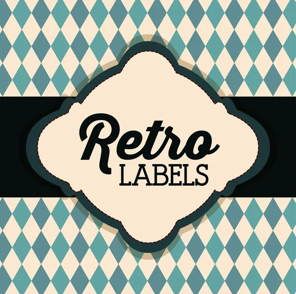 Retro-Etikettendesign — Stockvektor