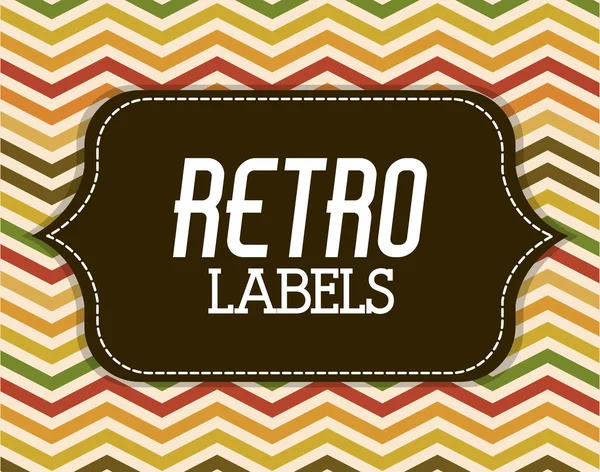 Diseño de etiqueta retro — Vector de stock